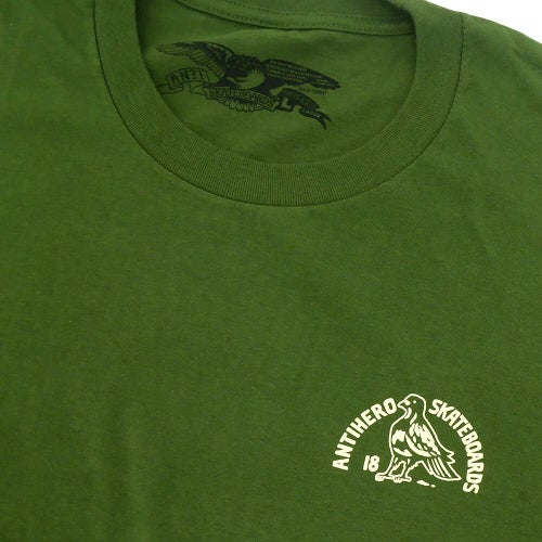 ANTIHERO T-SHIRT アンチヒーロー Tシャツ CLUB HOUSE OLIVE スケートボード スケボー 2