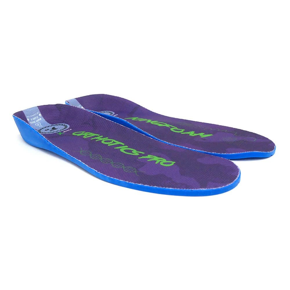 脅威の衝撃吸収 FOOTPRINT INSOLE フットプリント インソール KINGFOAM ORTHOTICS PRO FLUID X PURPLE CAMO/GREEN スケートボード スケボー 4
