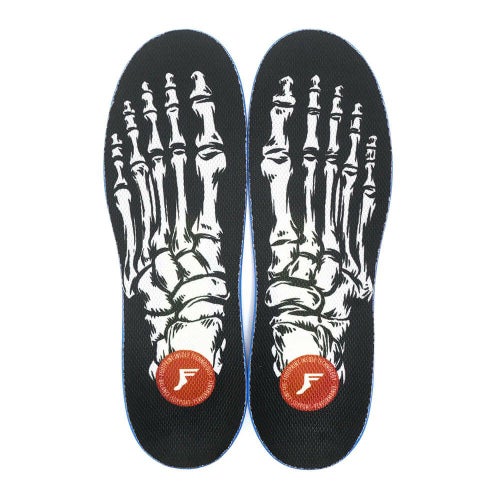脅威の衝撃吸収 FOOTPRINT INSOLE フットプリント インソール KINGFOAM ORTHOTICS FLUID X 2 SKELETON BLACK スケートボード スケボー 1