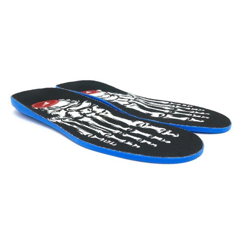 脅威の衝撃吸収 FOOTPRINT INSOLE フットプリント インソール KINGFOAM ORTHOTICS FLUID X 2 SKELETON BLACK スケートボード スケボー 4