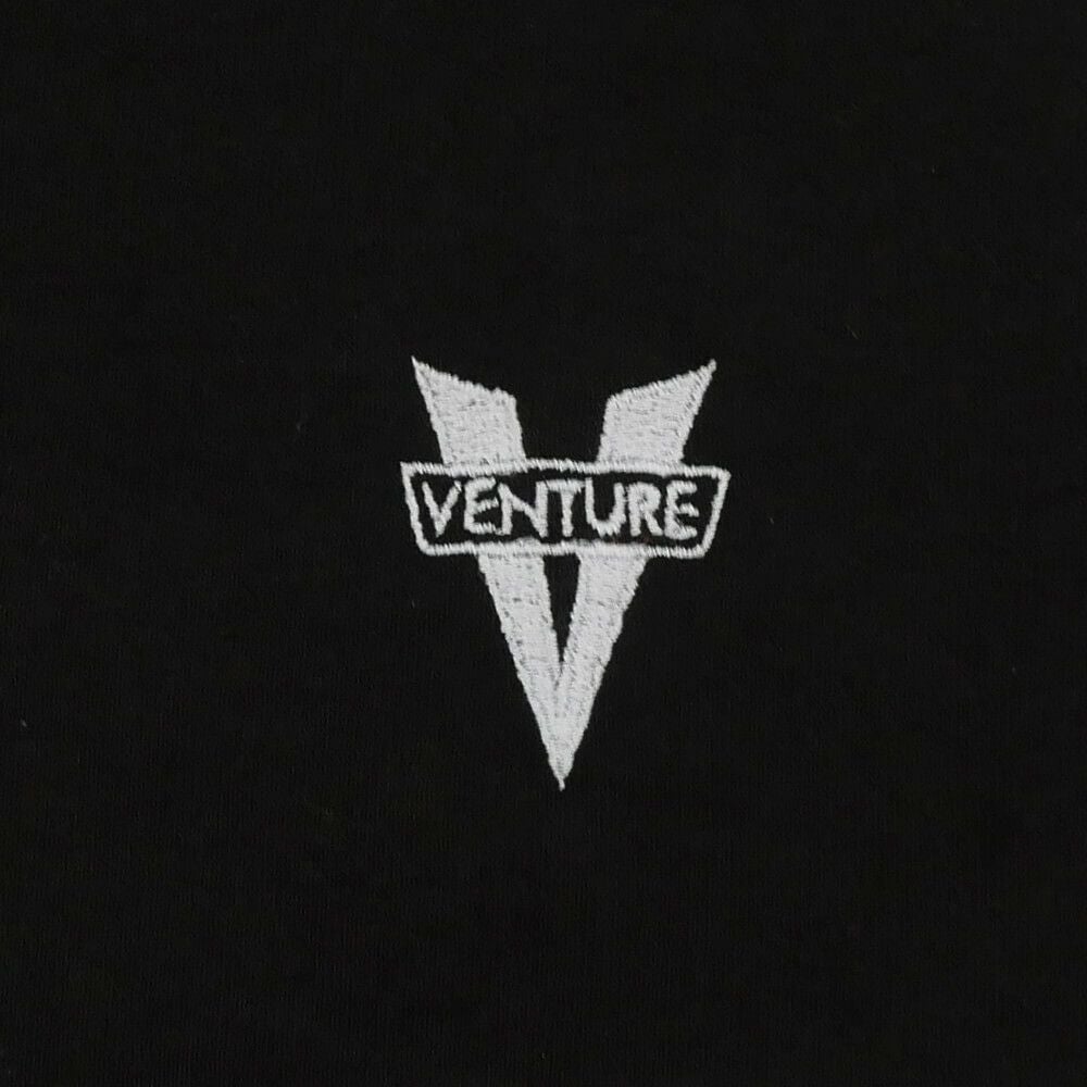 VENTURE T-SHIRT ベンチャー Tシャツ HEREITAGE EMB BLACK/GREY スケートボード スケボー 2