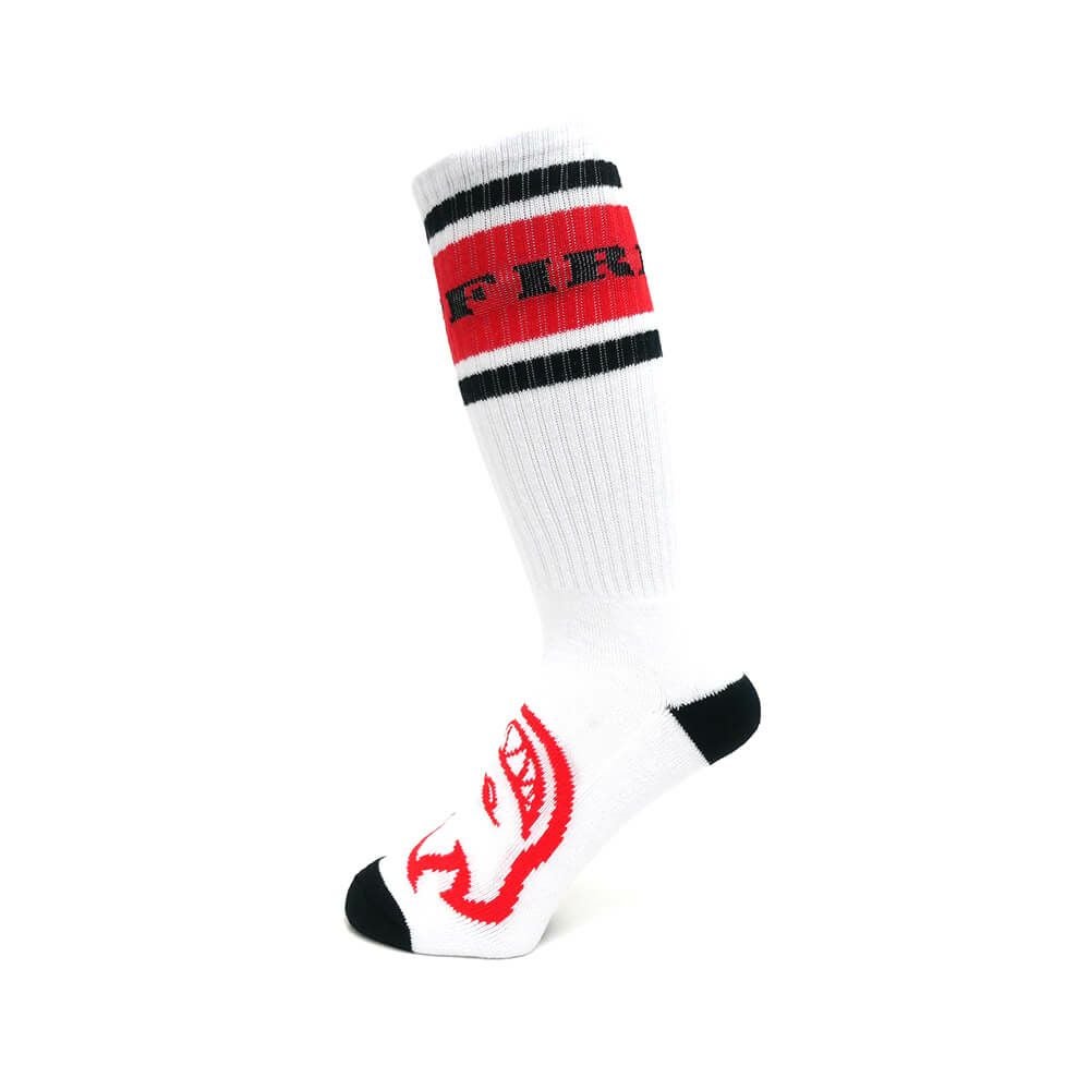  SPITFIRE SOCKS スピットファイヤー ソックス 靴下 CLASSIC 87 BIGHEAD WHITE/BLACK/RED スケートボード スケボー 1