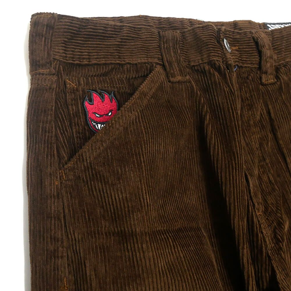 SPITFIRE PANTS スピットファイヤー パンツ ジーンズ BIGHEAD FILL CORDUROY BROWN スケートボード スケボー 1