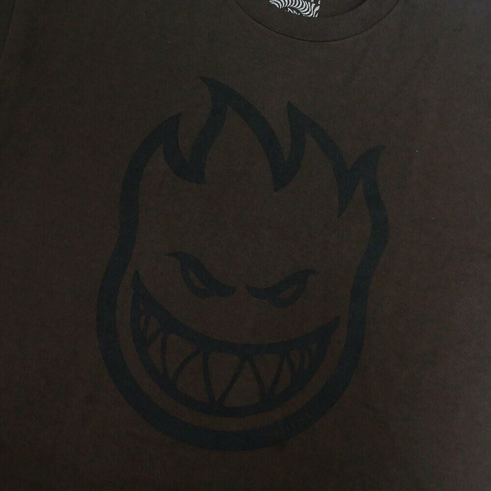 SPITFIRE T-SHIRT スピットファイヤー Tシャツ BIGHEAD DARK CHOCOLATE スケートボード スケボー 1