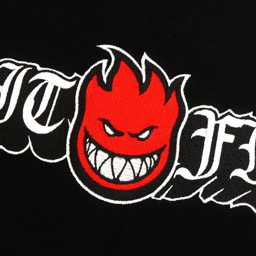 SPITFIRE HOOD スピットファイヤー パーカー OLD E DROP BIGHEAD EMB BLACK スケートボード スケボー 2