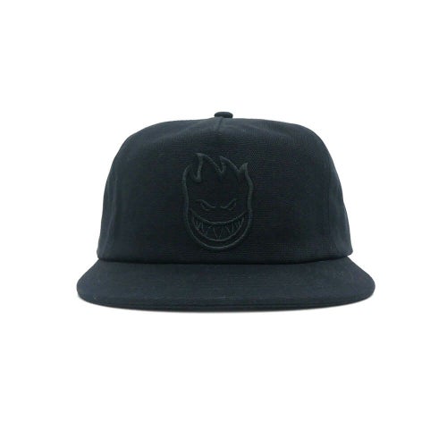SPITFIRE CAP スピットファイヤー キャップ BIGHEAD FILL SNAPBACK BLACK/BLACK スケートボード スケボー 1