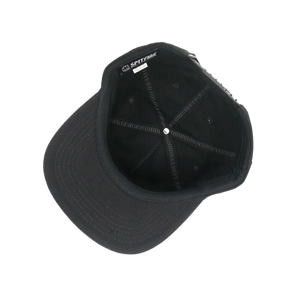 SPITFIRE CAP スピットファイヤー キャップ BIGHEAD FILL SNAPBACK BLACK/BLACK スケートボード スケボー 3