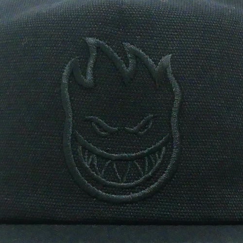 SPITFIRE CAP スピットファイヤー キャップ BIGHEAD FILL SNAPBACK BLACK/BLACK スケートボード スケボー 4