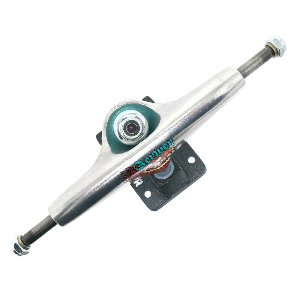 THUNDER TRUCK サンダー トラック T-II FRANK GERWER SCREAMING GRIMPLE 148 HI シルバー/黒 スケートボード スケボー　6