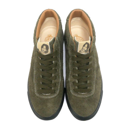 LAST RESORT AB SHOES ラストリゾートエービー シューズ スニーカー VM001 SUEDE MID DANE BRONZE GREEN/BLACK スケートボード スケボー 3