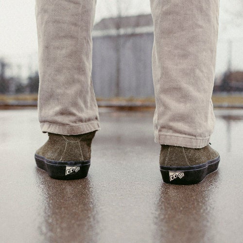 LAST RESORT AB SHOES ラストリゾートエービー シューズ スニーカー VM001 SUEDE MID DANE BRONZE GREEN/BLACK スケートボード スケボー 10