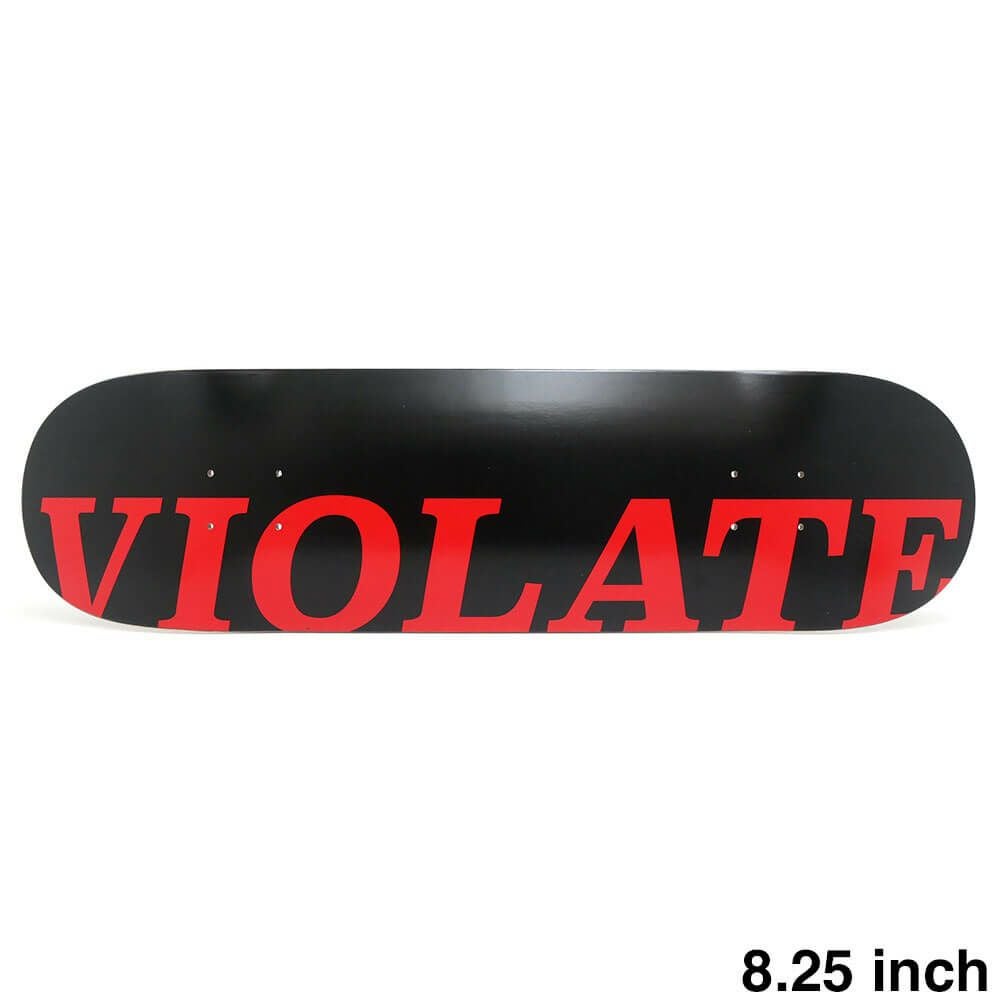 HARDBODY DECK ハードボディ デッキ TEAM VIOLATE RED/BLACK 8.25 SHORT スケートボード スケボー 1