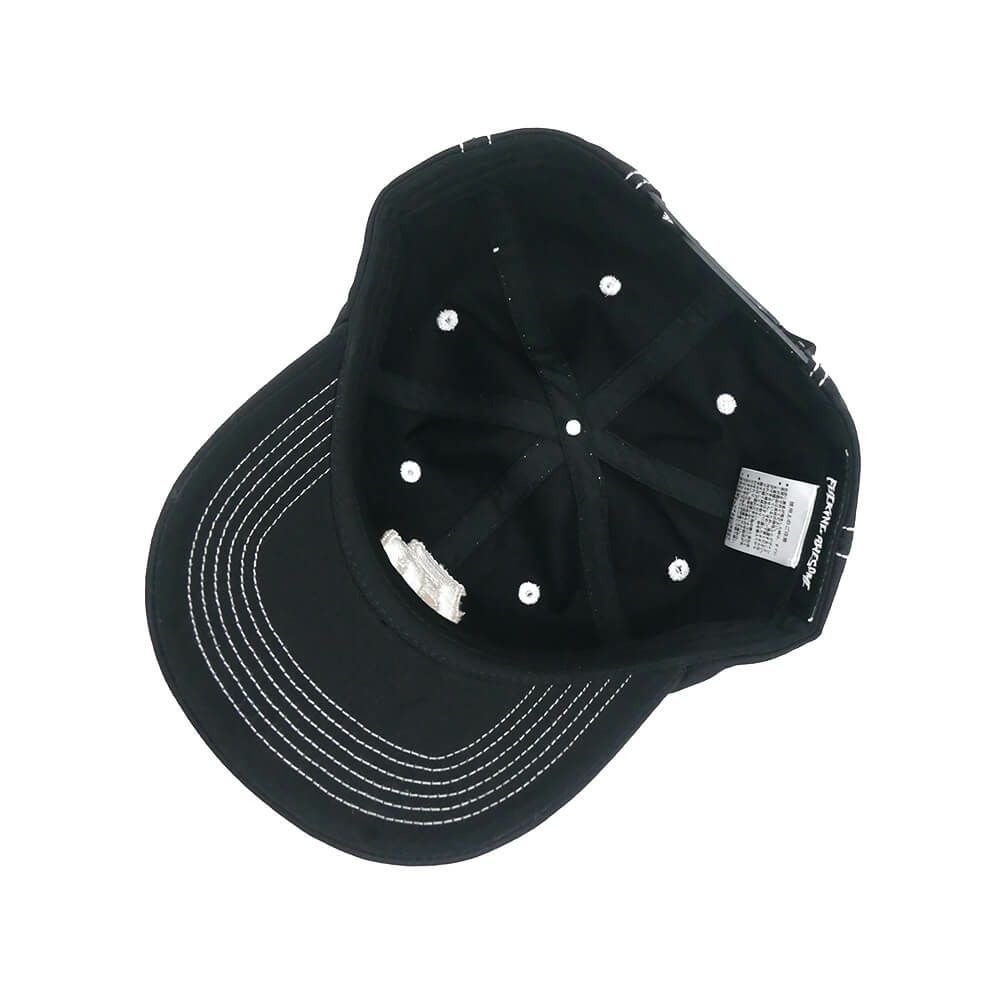 FUCKING AWESOME CAP ファッキンオーサム キャップ SEDUCTION CONSTRACT STITCH 6 PANEL SNAPBACK BLACK スケートボード スケボー 3