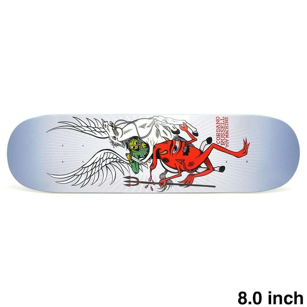 TOY MACHINE DECK トイマシーン デッキ CORDANO RUSSELL PEGASUS 8.0 スケートボード スケボー 1