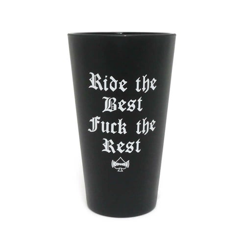 INDEPENDENT GLASS インディペンデント グラス MOTORHEAD WARPIG PINT GLASS BLACK スケートボード スケボー　2