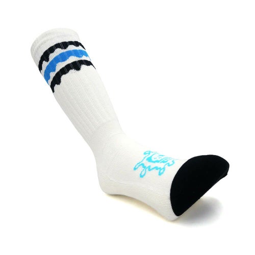 MAGICAL MOSH MISFITS SOCKS マジカルモッシュミスフィッツ ソックス 靴下 どろどろMxMxM SOX WHITE/BLUE スケートボード スケボー 
