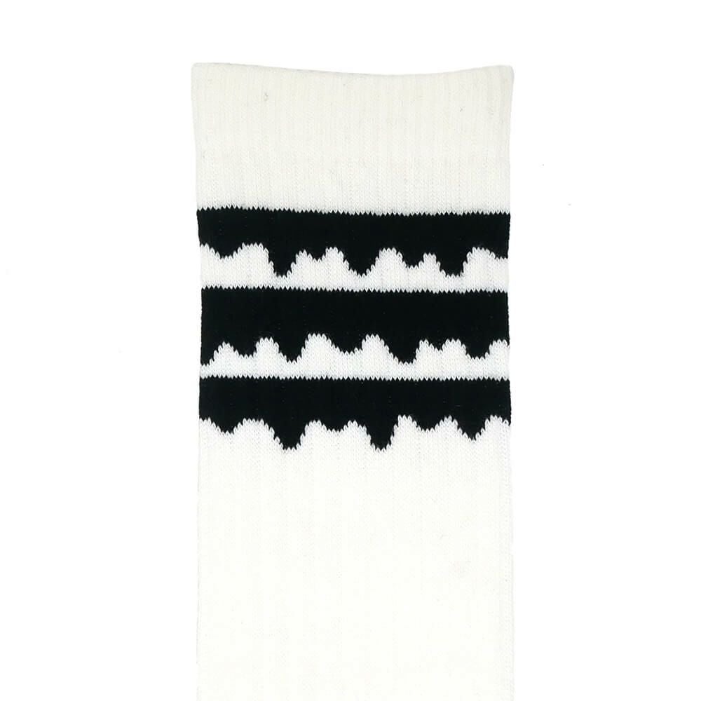 MAGICAL MOSH MISFITS SOCKS マジカルモッシュミスフィッツ ソックス 靴下 どろどろMxMxM SOX WHITE/BLACK スケートボード スケボー 4