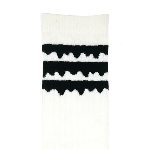 MAGICAL MOSH MISFITS SOCKS マジカルモッシュミスフィッツ ソックス 靴下 どろどろMxMxM SOX WHITE/BLACK スケートボード スケボー 4