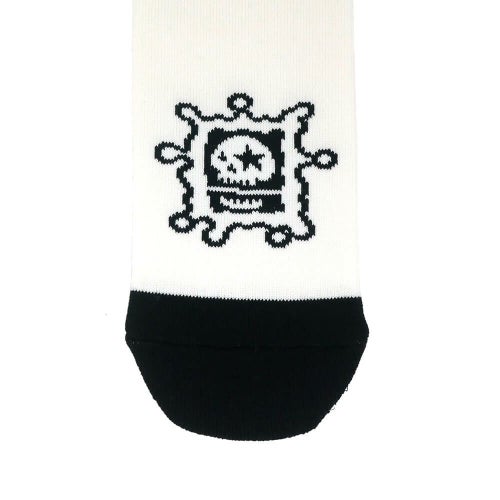 MAGICAL MOSH MISFITS SOCKS マジカルモッシュミスフィッツ ソックス 靴下 どろどろMxMxM SOX WHITE/BLACK スケートボード スケボー 5