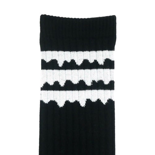 MAGICAL MOSH MISFITS SOCKS マジカルモッシュミスフィッツ ソックス 靴下 どろどろMxMxM SOX BLACK/WHITE スケートボード スケボー 4