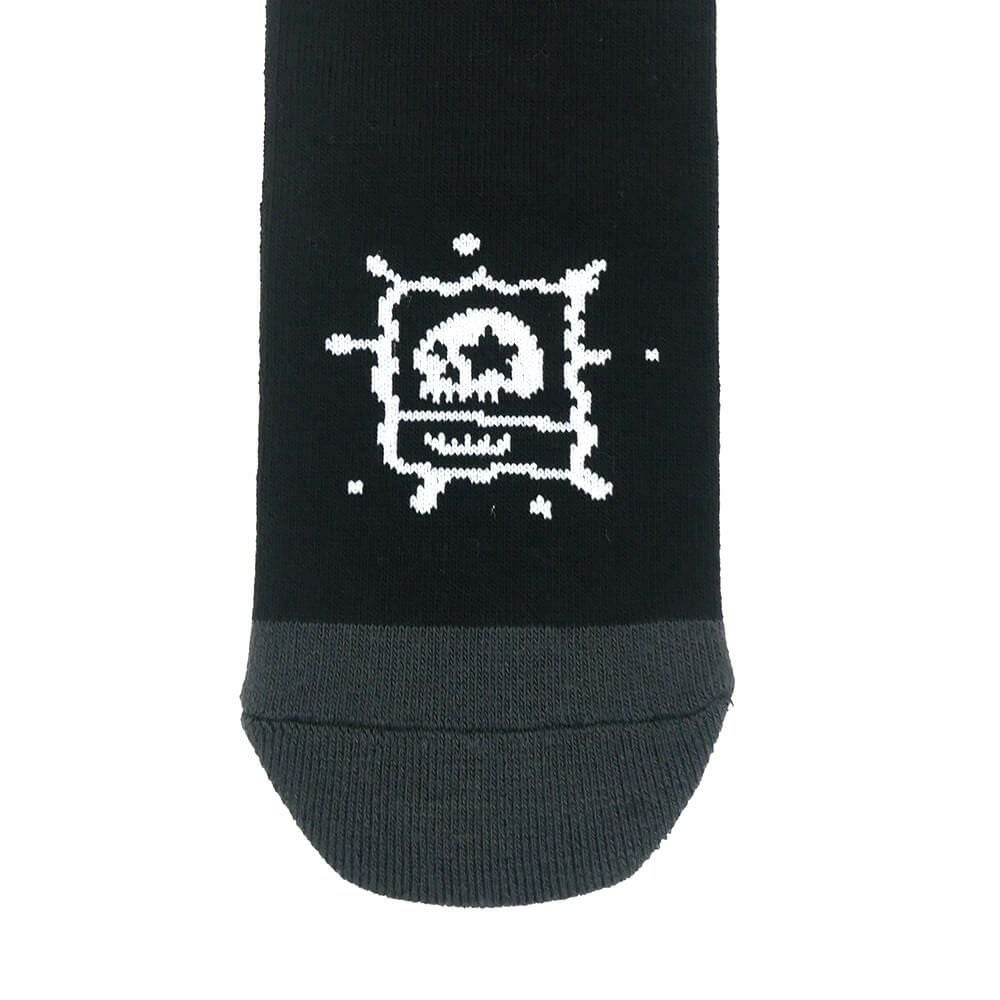 MAGICAL MOSH MISFITS SOCKS マジカルモッシュミスフィッツ ソックス 靴下 どろどろMxMxM SOX BLACK/WHITE スケートボード スケボー 5