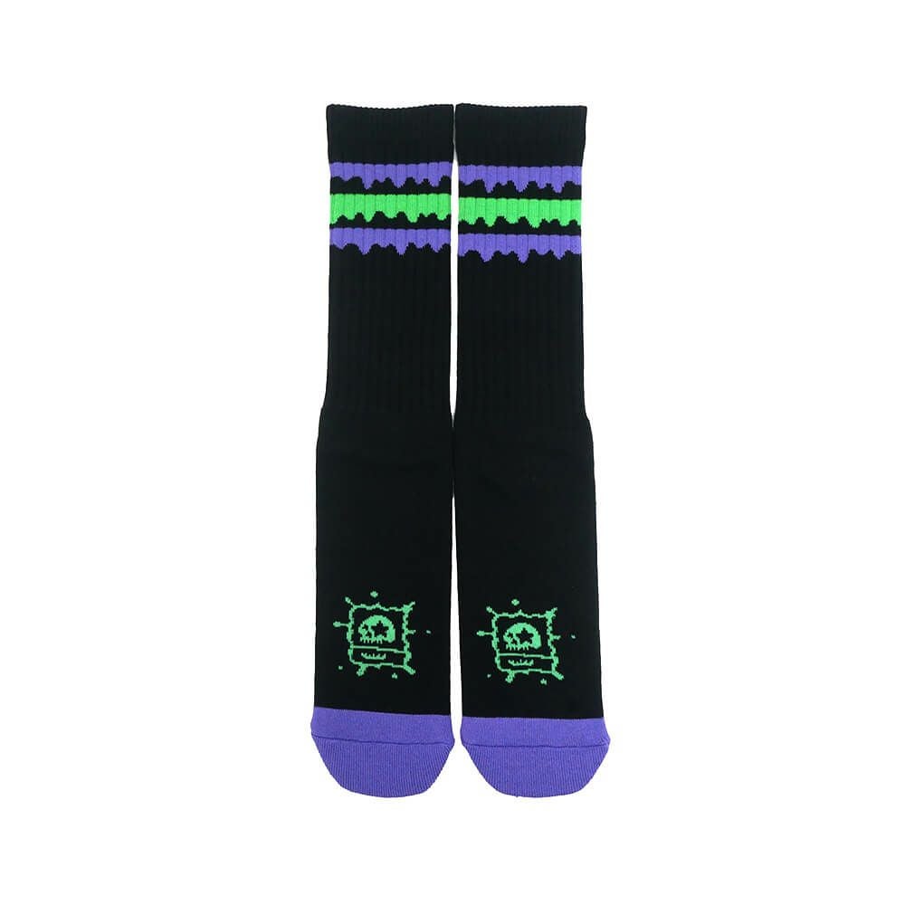 MAGICAL MOSH MISFITS SOCKS マジカルモッシュミスフィッツ ソックス 靴下 どろどろMxMxM SOX BLACK/DOKU スケートボード スケボー 3