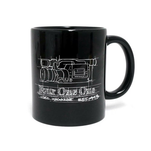 411VM MUG CUP フォーワンワンビデオマガジン マグカップ 411 VX BLACK スケートボード スケボー 1