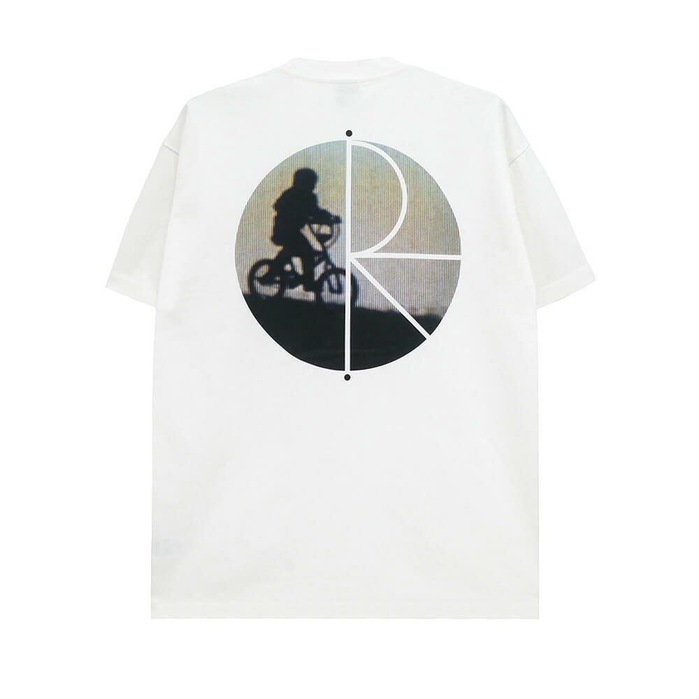 POLAR T-SHIRT ポーラー Tシャツ FILL LOGO BMX DREAMS WHITE スケートボード スケボー 