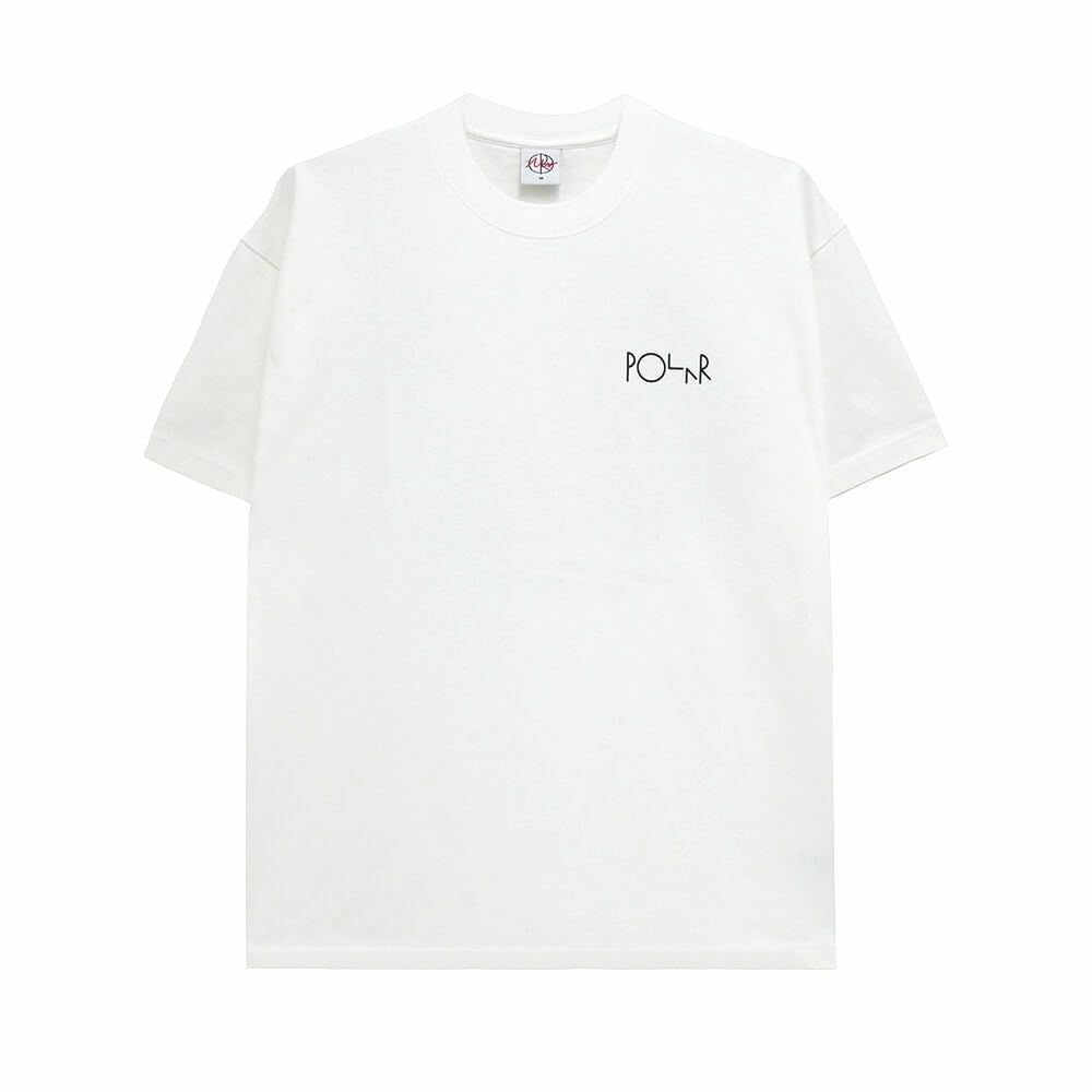 POLAR T-SHIRT ポーラー Tシャツ FILL LOGO BMX DREAMS WHITE スケートボード スケボー 1
