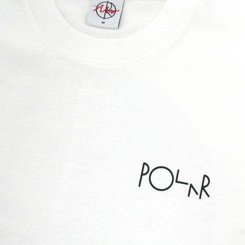 POLAR T-SHIRT ポーラー Tシャツ FILL LOGO BMX DREAMS WHITE スケートボード スケボー 2
