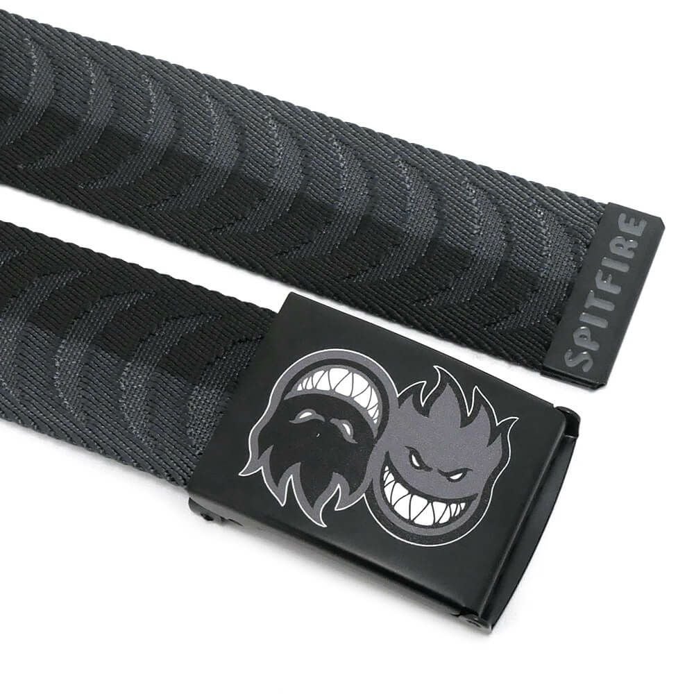 SPITFIRE BELT スピットファイヤー ベルト ETERNAL CRESCENT JACQUARD WEB CHARCOAL/BLACK（US企画） スケートボード スケボー 4