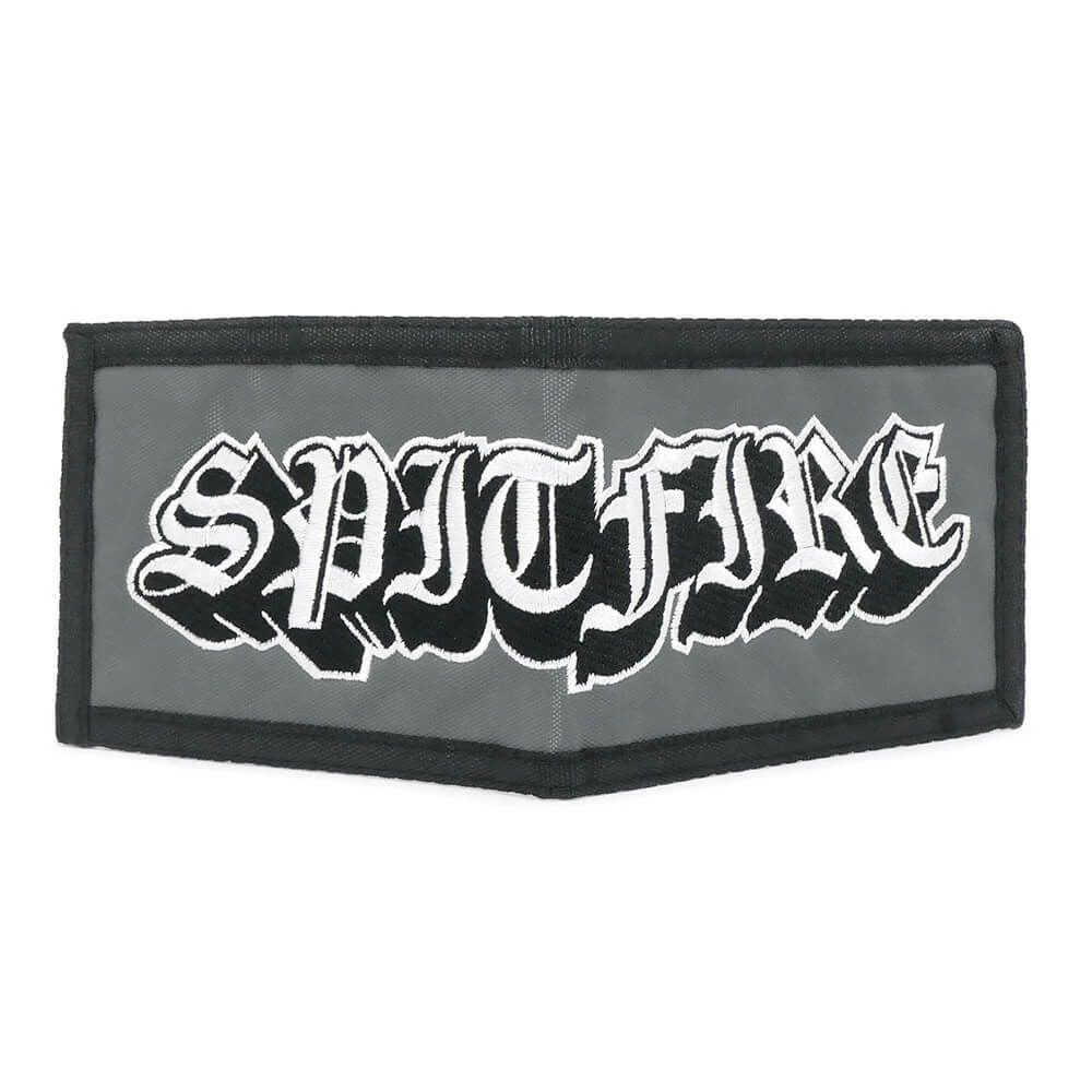 SPITFIRE WALLET スピットファイヤー サイフ OLD E DROP BI-FOLD WALLET CHARCOAL スケートボード スケボー 3