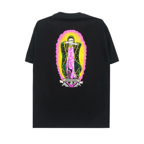 HARD LUCK T-SHIRT ハードラック Tシャツ LADY G ROSA BLACK スケートボード スケボー 
