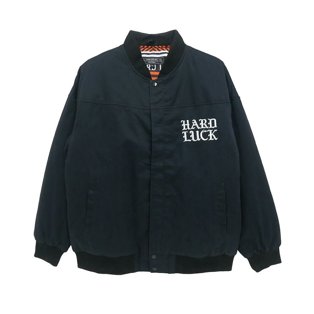 HARD LUCK JACKET ハードラック ジャケット SARAPE BOMBER BLACK スケートボード スケボー 