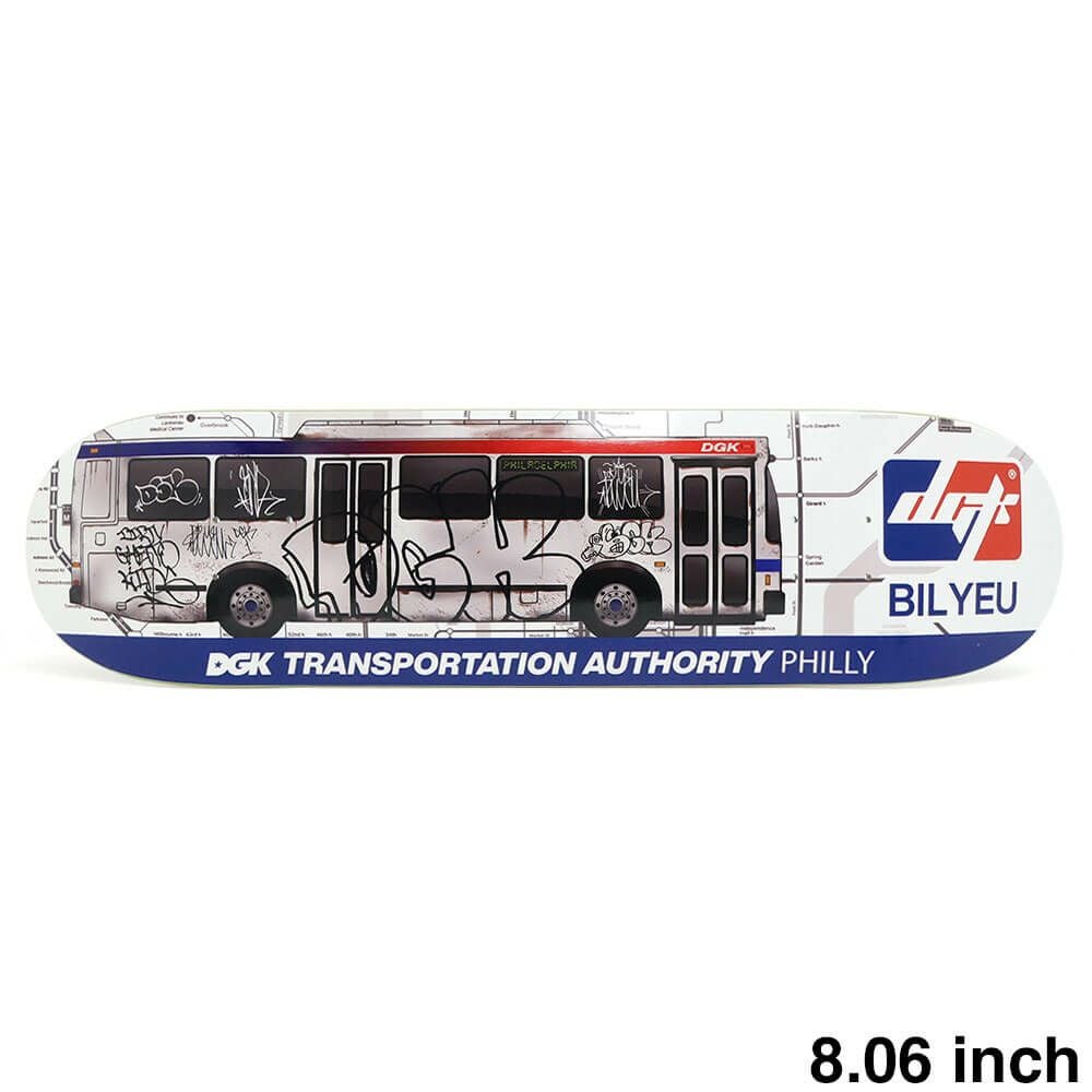DGK DECK ディージーケー デッキ KEVIN BILYEU TRANSPORTATION 8.06 スケートボード スケボー　1