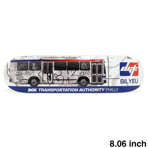 DGK DECK ディージーケー デッキ KEVIN BILYEU TRANSPORTATION 8.06 スケートボード スケボー　1