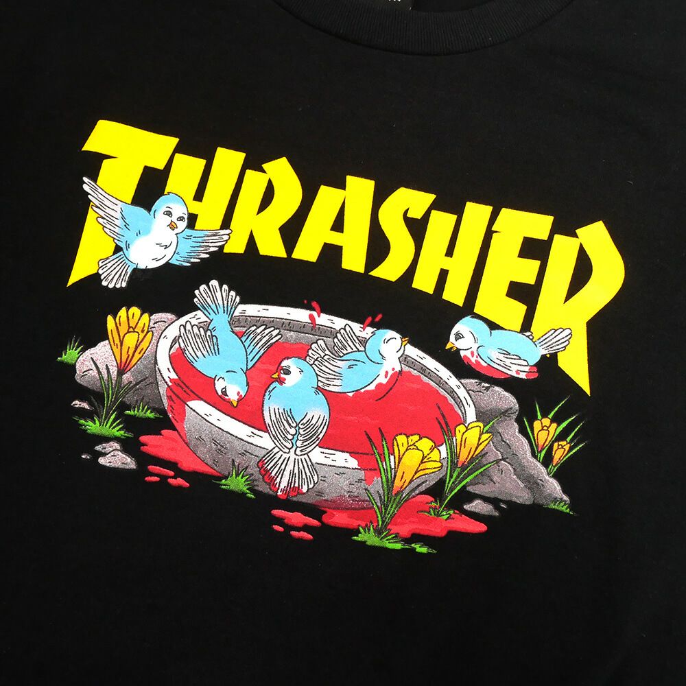 ポム様THRASHER パスヘッド　スケートボード Tシャツ Mサイズ ポム様THRASHER パスヘッド スケートボード Tシャツ Mサイズ ポム様