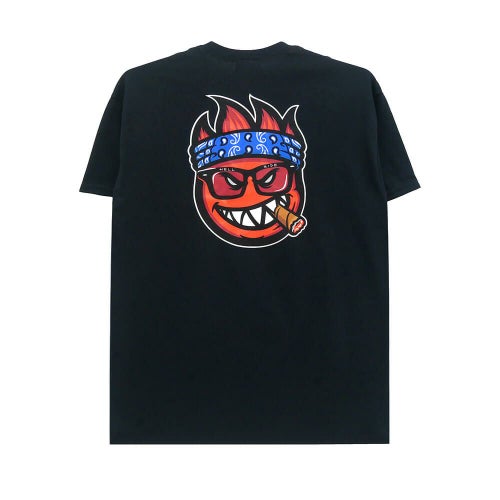 THRASHER T-SHIRT スラッシャー Tシャツ THRASHER x SPITFIRE BIGHEAD JAKE BLACK（US企画） スケートボード スケボー 