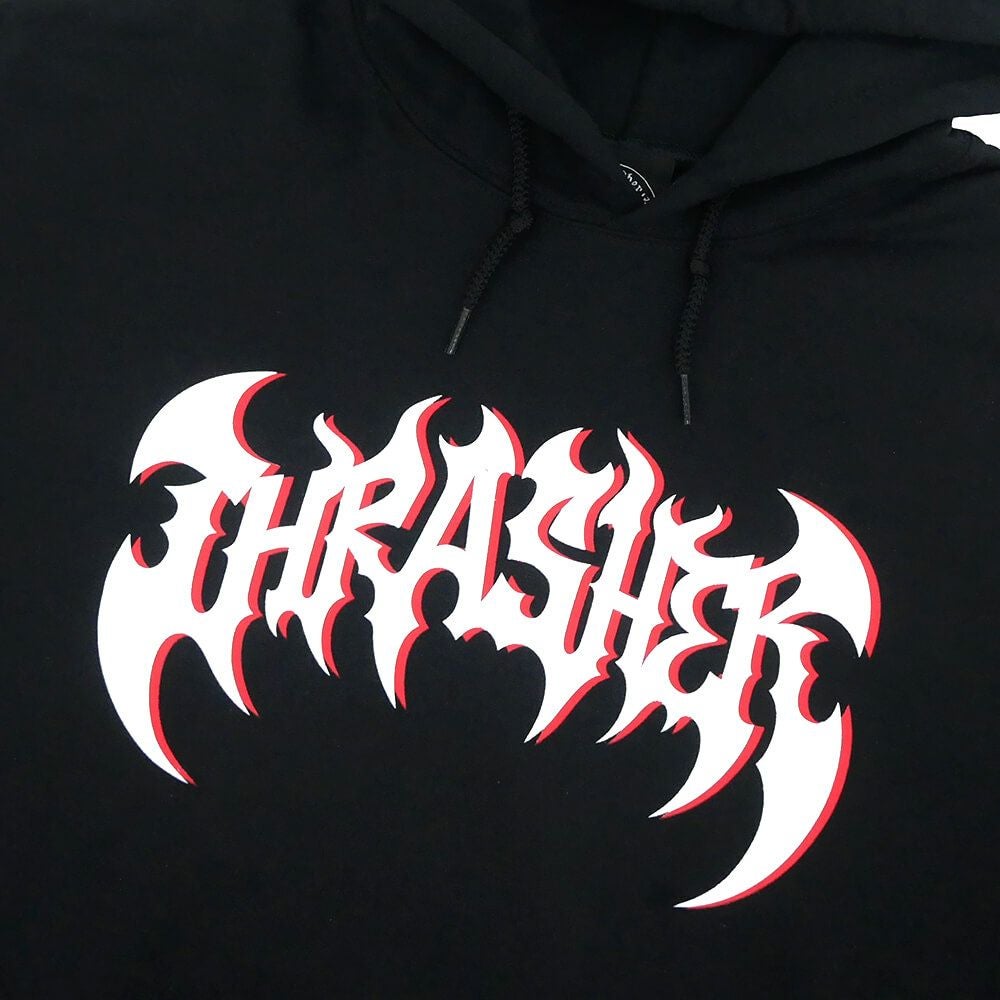 決算セール！） THRASHER HOOD スラッシャー パーカー HEAVY METAL
