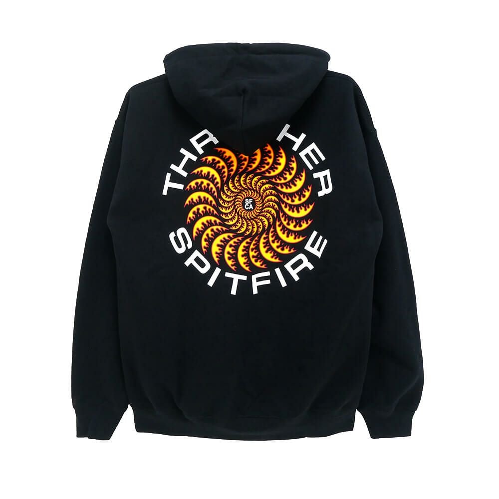 THRASHER HOOD スラッシャー パーカー THRASHER x SPITFIRE SF LOC