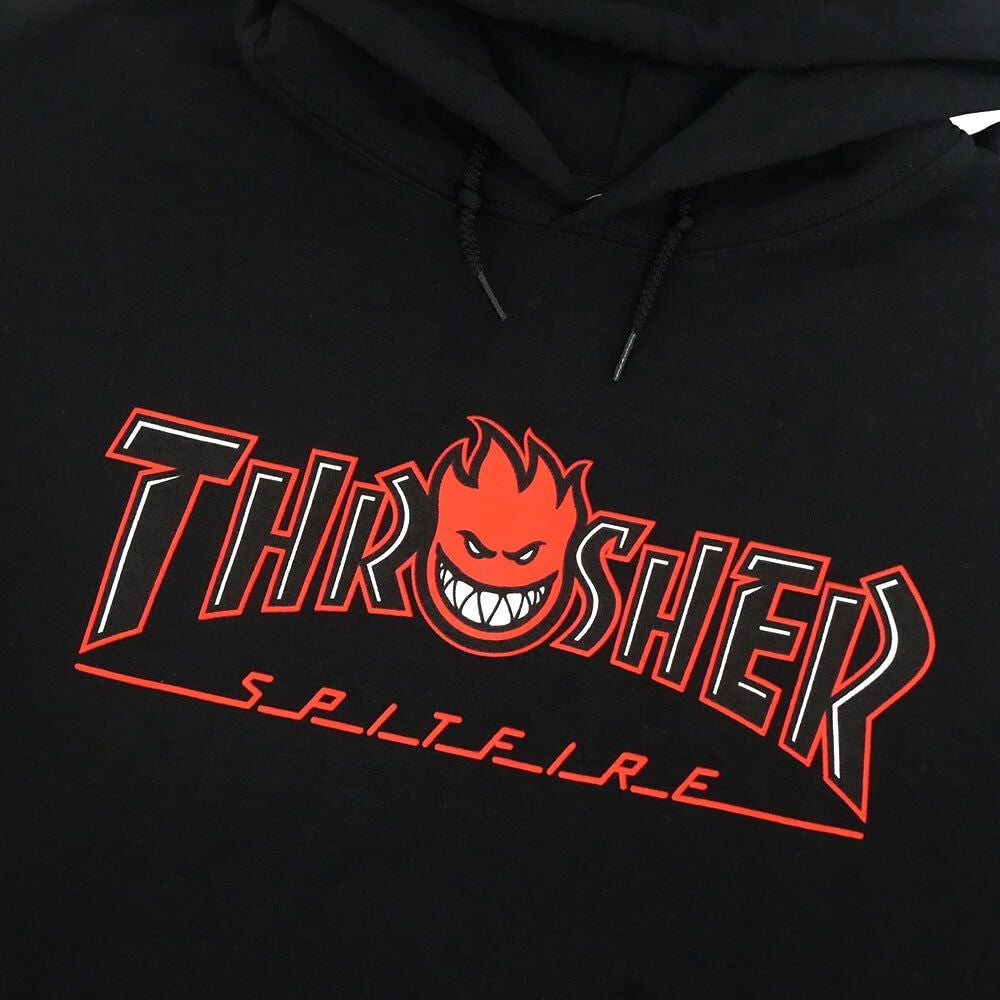 THRASHER HOOD スラッシャー パーカー THRASHER x SPITFIRE BIGHEAD