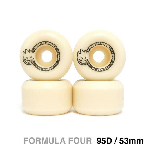 SPITFIRE WHEEL スピットファイヤー ウィール FORMULA FOUR (F4) CONICAL FULL 95D LIL SOFTIES 53mm スケートボード スケボー 1