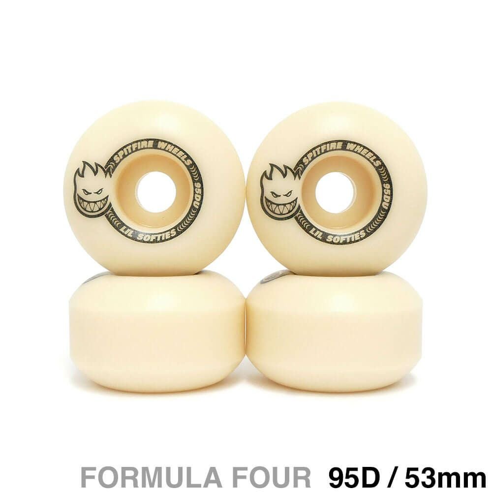 SPITFIRE WHEEL スピットファイヤー ウィール FORMULA FOUR (F4) CLASSIC 95D LIL SOFTIES 53mm スケートボード スケボー 1