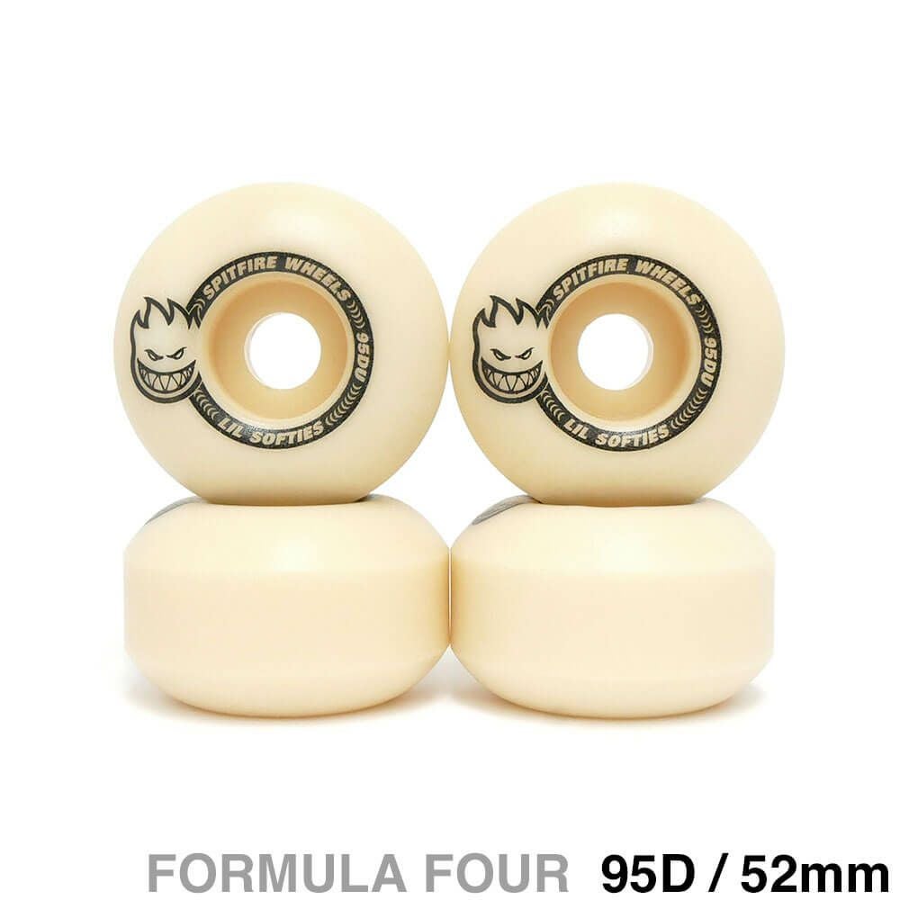 SPITFIRE WHEEL スピットファイヤー ウィール FORMULA FOUR (F4) CLASSIC 95D LIL SOFTIES 52mm スケートボード スケボー 1
