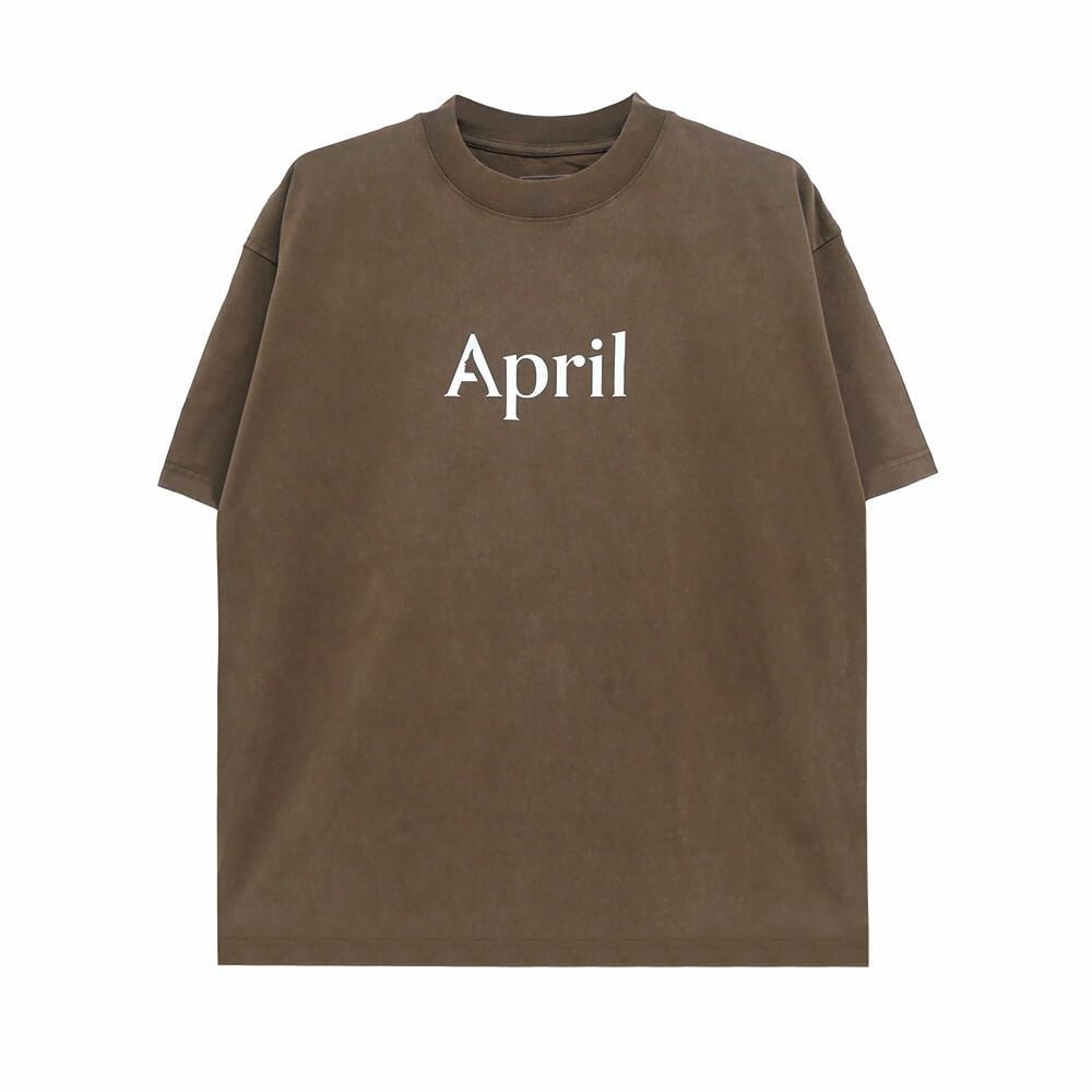 APRIL T-SHIRT エイプリル Tシャツ OG LOGO CHOCOLATE スケートボード スケボー 