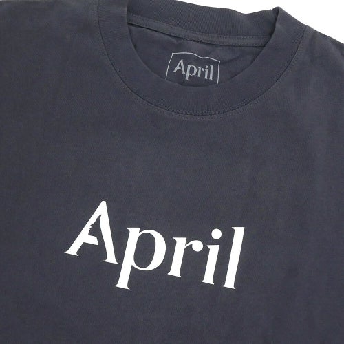 APRIL T-SHIRT エイプリル Tシャツ OG LOGO NAVY スケートボード スケボー 1