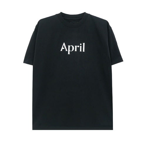 APRIL T-SHIRT エイプリル Tシャツ OG LOGO BLACK スケートボード スケボー 