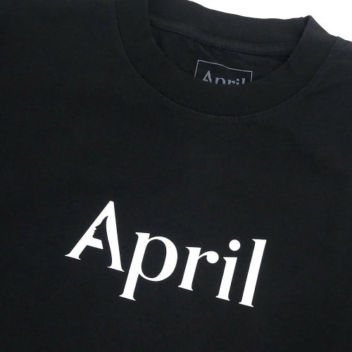 APRIL T-SHIRT エイプリル Tシャツ OG LOGO BLACK スケートボード スケボー 1