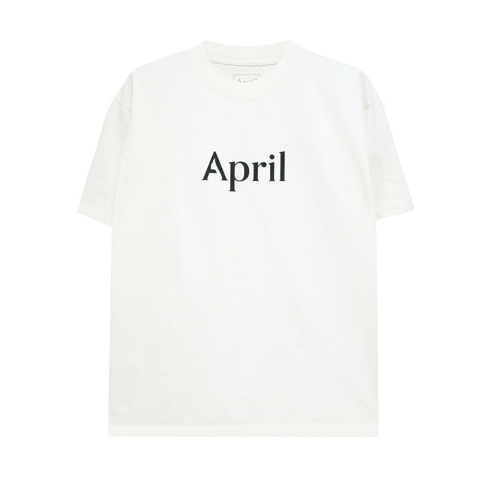 APRIL T-SHIRT エイプリル Tシャツ OG LOGO WHITE スケートボード スケボー 