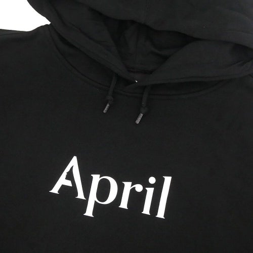 APRIL HOOD エイプリル パーカー OG LOGO BLACK スケートボード スケボー 1
